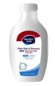 黛维莉婴幼儿洗发沐浴二合一(牛奶)320ml